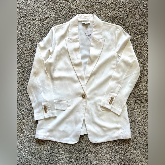 NWT LOFT Relaxed Modern Blazer, Small - Picture 5 of 9